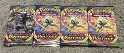 Pokemon TCG Vivid Voltage Booster Pack Lot of 4 - Image 1