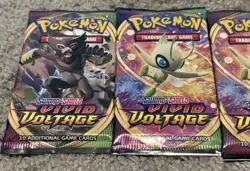 Pokemon TCG Vivid Voltage Booster Pack Lot of 4 - Image 2
