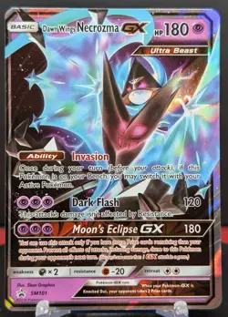 Pokemon Dawn Wings Necrozma GX #SM101 Sun & Moon Black Star Promo - Image 1