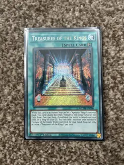 YUGIOH 1st Ed MZTM-EN006 SECRET RARE TREASURES OF THE KINGS - Image 1