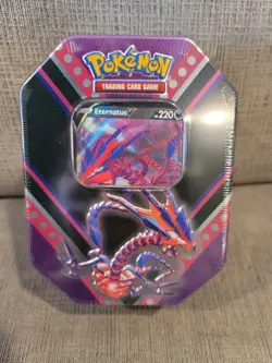 Pokemon TCG V Powers Eternatus V Tin NEW FACTORY SEALED Sword & Shield Cards 820650807794 - Image 1