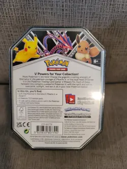 Pokemon TCG V Powers Eternatus V Tin NEW FACTORY SEALED Sword & Shield Cards 820650807794 - Image 2