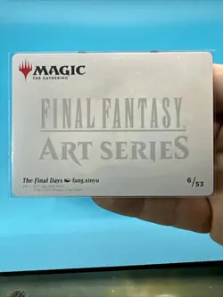 The Final Days GOLD STAMPED Art Card (06) - MtG Final Fantasy - NM - - Image 2