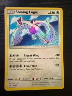 Pokemon Card TCG Shining Lugia Sun & Moon SM82 Black Star Promo - Image 1