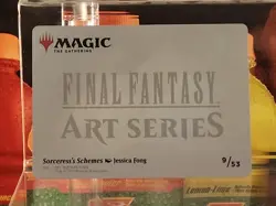 Sorceress's Schemes Art Card (Gold-Stamped Signature) Art Series: Final Fantasy - Image 2