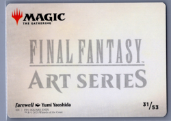 Farewell Art Card (Gold-Stamped Signature) [FINAL FANTASY Art Series] 31/53 - Image 2