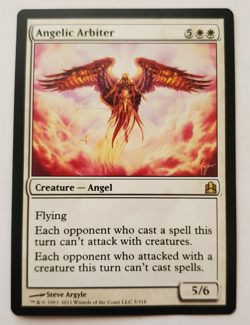 1x Angelic Arbiter Commander 2011 MTG Magic the Gathering LP - Image 1