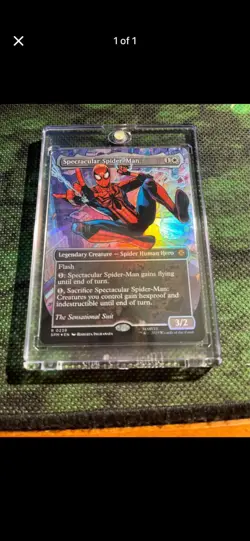 Spectacular Spider-man Textured Foil Magic the Gathering 239 - Image 1