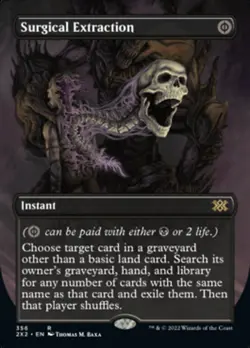 Surgical Extraction - Borderless - Double Masters 2022 - MTG 2X2 - Image 1