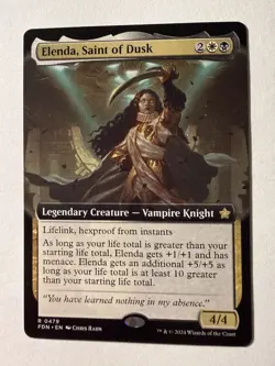 Elenda, Saint of Dusk (Extended Art) - Foundations - R 479 NM MTG FDN - Image 1