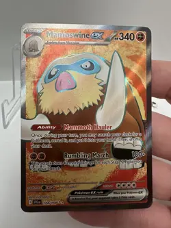 Mamoswine ex 174/159 - Journey Together Pokemon TCG - Ultra Rare Full Art - NM - Image 4