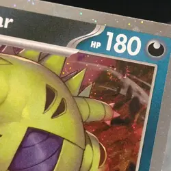 TYRANITAR 135/193 RARE COSMOS HOLO WITH SWIRL POKEMON PALDEA EVOLVED STAMPED NM - Image 3