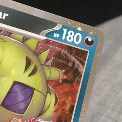 TYRANITAR 135/193 RARE COSMOS HOLO WITH SWIRL POKEMON PALDEA EVOLVED STAMPED NM - Image 4