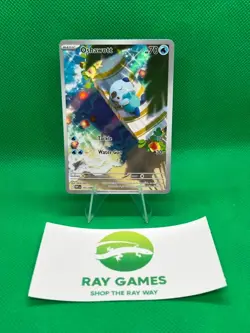 Pokemon TCG Oshawott 105/086 White Flare Illustration Rare Holo NM - Image 1