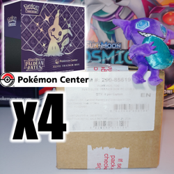 SEALED CASE Scarlet & Violet Paldean Fates Pokemon Center Elite Trainer Box ETB - Image 1