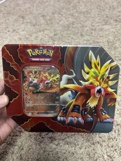 Pokemon Paradox Clash Gouging Fire ex Tin promo five packs NEW AND SEALED - Image 2