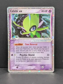 Celebi ex 017/017 Pop Series 2 Holo Ultra Rare Pokemon TCG Nintendo promo HP - Image 1