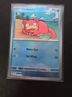 Pokemon TCG Slowpoke 018/131 Prismatic Evolutions Master ball Reverse - Image 1