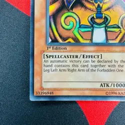 Yu-Gi-Oh! Exodia The Forbidden One LOB-124 1st Ultra Rare Asian English LP EX - Image 4