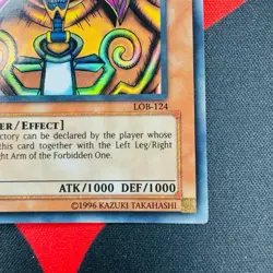 Yu-Gi-Oh! Exodia The Forbidden One LOB-124 1st Ultra Rare Asian English LP EX - Image 5