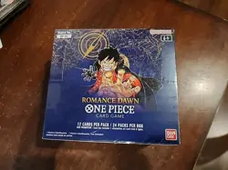 One Piece EN OP-01 Romance Dawn Blue Bottom Booster Box Sealed (Photos) - Image 1