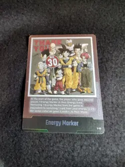 Dragon Ball Z Energy Marker E-60 DBZ Super Card Game Manga Silver - Image 1