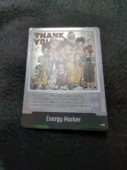Dragon Ball Z Energy Marker E-60 DBZ Super Card Game Manga Silver - Image 2