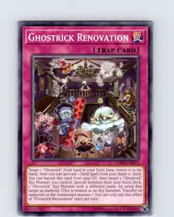 Yu-Gi-Oh TCG Ghostrick Renovation EXFO-EN074 Unlimited Regular Common Card NM - Image 1