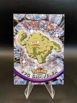 Pokemon Card - Graveler #75 - Topps Series 1 - Blue Logo - Image 1