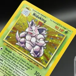 Pokemon TCG Nidoking Base Set Holo Unlimited Rare Card 11/102 - Image 4