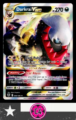 Jumbo Cards #099/189 Darkrai VSTAR Holo - Image 1