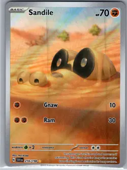 Sandile 216/198 SV01: Scarlet & Violet Base Set - Pokemon Card - NM - Image 1