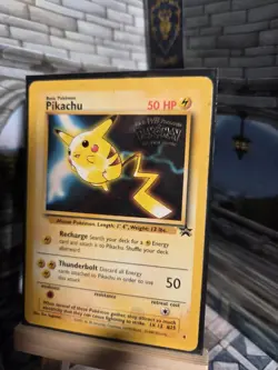 Pikachu Black Star Promo Card #4 50 HP Thunderbolt - Image 2