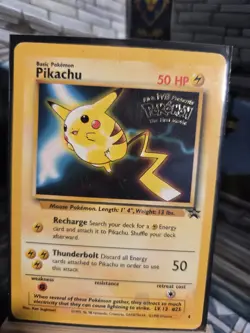 Pikachu Black Star Promo Card #4 50 HP Thunderbolt - Image 4