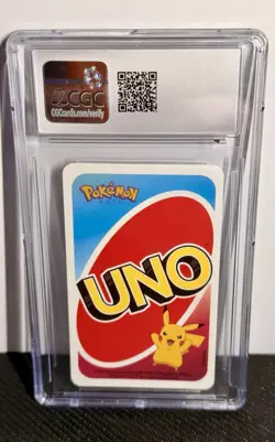 Grookey BLUE One Pokemon UNO JAPANESE Card Game Pocket Monsters Back 1 - Image 2
