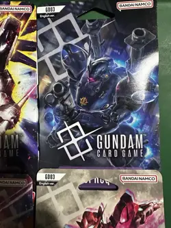 Gundam Card Game - Steel Requiem GD03 - Sleeved Booster Pack - Art Set Lot of 4 - Image 2