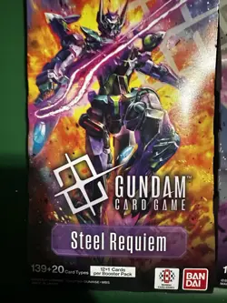Gundam Card Game - Steel Requiem GD03 - Sleeved Booster Pack - Art Set Lot of 4 - Image 4