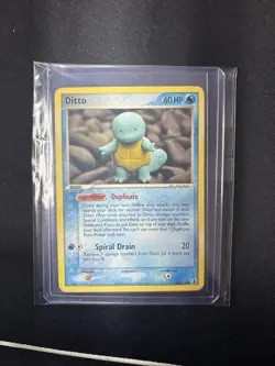 Pokemon TCG Ditto 64/113 Squirtle EX Delta Species 2005 Trading Card Rare - Image 3