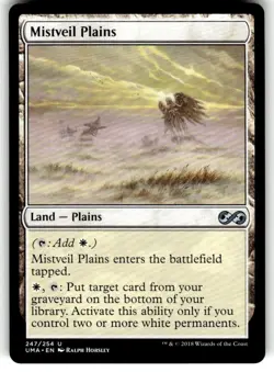 Mistveil Plains Ultimate Masters Regular MTG - Image 1