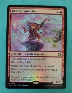 FOIL Hexing Squelcher Lorwyn Eclipsed MTG Rare Magic The gathering 0145 - Image 1