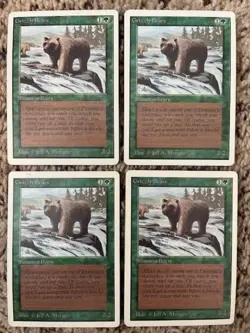 MTG- Grizzly Bears x4 - Unlimited - Image 1