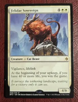 Felidar Sovereign - MtG Battle for Zendikar - R026 NM 2015 - Image 2