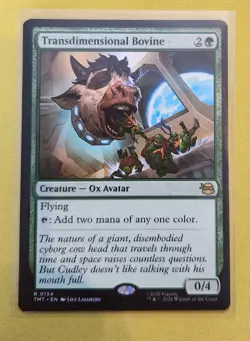 MtG TCG: TMT, Transdimensional Bovine #0134 Rare - Image 1
