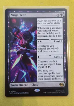 MtG TCG: TMT, Ninja Teen #0067 Rare - Image 1