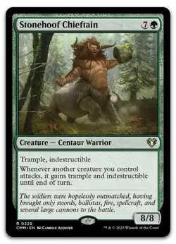 Stonehoof Chieftain #325 (NM) Commander Masters CMM Magic MTG - Image 1