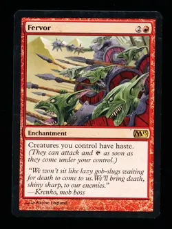 * * 1x Fervor x1 * * M13 MTG NM Near Mint or Close - Image 1