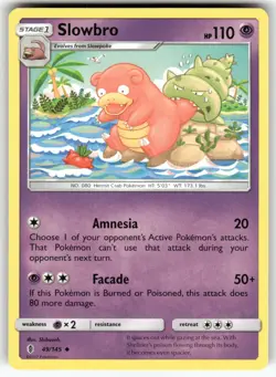 Slowbro SM - Guardians Rising Uncommon Pokemon Lightly played - Image 1
