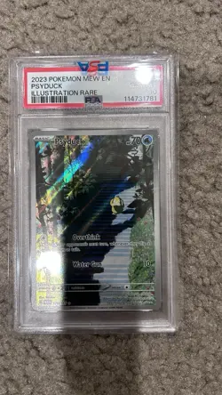 2023 POKEMON MEW EN-151 ILLUSTRATION RARE #175 PSYDUCK PSA 10 - Image 1