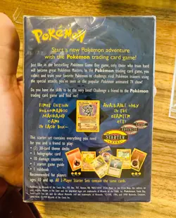 1999 Pokemon Base Set 2-Player Starter Set – Machamp Holo Theme Deck (Sealed) - Image 3