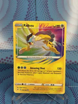 Raikou 050/185 Amazing Rare Holo Textured Pokemon Vivid Voltage 2020 NM 🔥🔥🔥 - Image 1